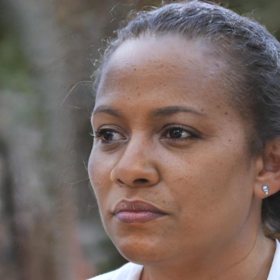 Retrato profesional de Elena Herrera, especialista en finanzas empresariales